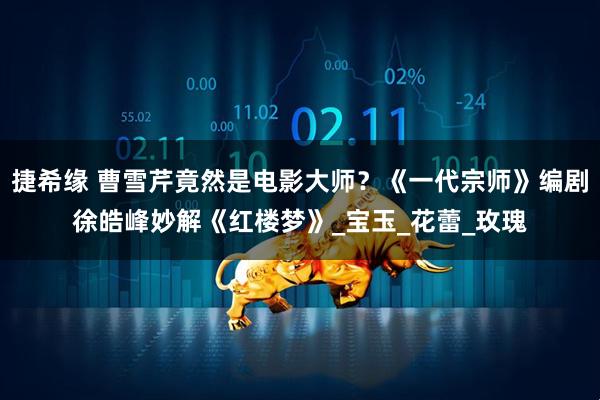 捷希缘 曹雪芹竟然是电影大师?《一代宗师》编剧徐皓峰妙解《红楼梦》_宝玉_花蕾_玫瑰